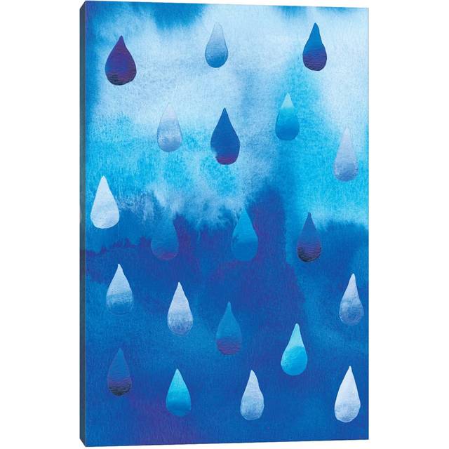 Drip Drop I by Alicia Ludwig - Wrapped Canvas Painting (66.04cm H x 45.72cm W x 1.91cm D)