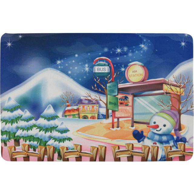 Christmas Indoor Festive Doormat (Xmas Welcome Floor Non Slip Mat)