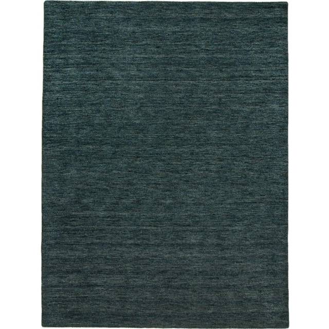 UNI-601 Haltu Anthracite Harmony Wool Rug by Theko - 70cm X  140cm