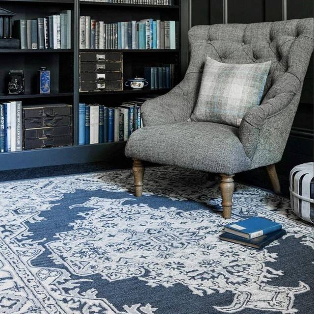 Bronte Fine Loop Shadow Wool Rug by Asiatic - 200cm X 290 cm
