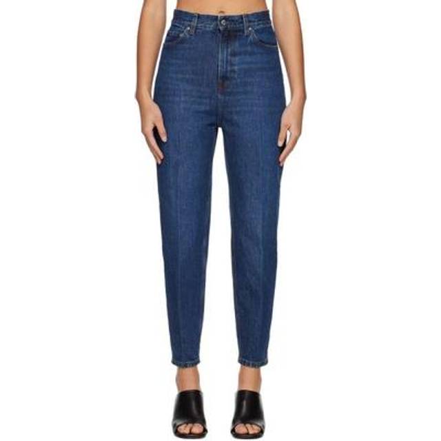 TOTEME Navy Tapered Jeans - 404 Dark Blue - WAIST US 23