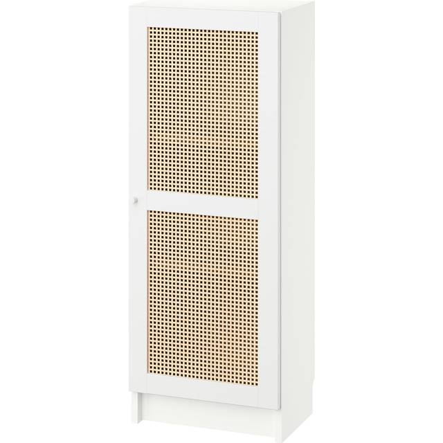 BILLY / HÖGADAL bokhylla med dörr, vit, 40x30x106 cm