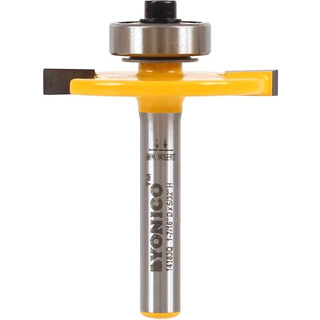 Yonico 14183q #10 Biscuit Joint Slot Cutter Router Bit 1/4-Inch Shank