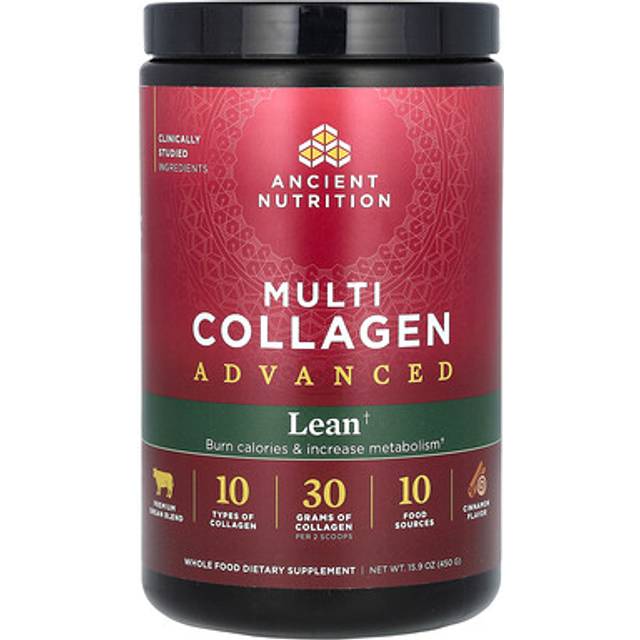 Ancient Nutrition Multi Collagen Advanced Powder - Lean Cinnamon 25 Servings