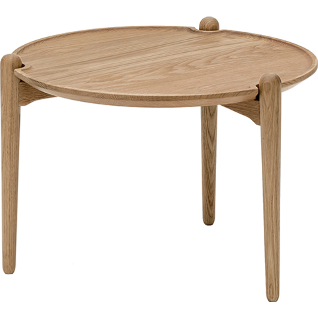 Design House Stockholm Aria coffee table Ø90 cm Oak 30 cm