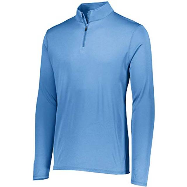 ASI 2785.J36.L Adult Attain Wicking 1 by 4 Zip Pullover, Cardinal - Large