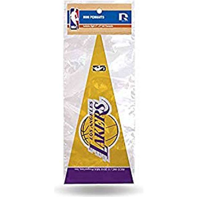 Rico Industries NBA Los Angeles Lakers 8-Piece 4-Inch by 9-Inch Classic Mini Pennant D?cor Set