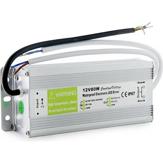 Transformator LED 12V 80W IP67
