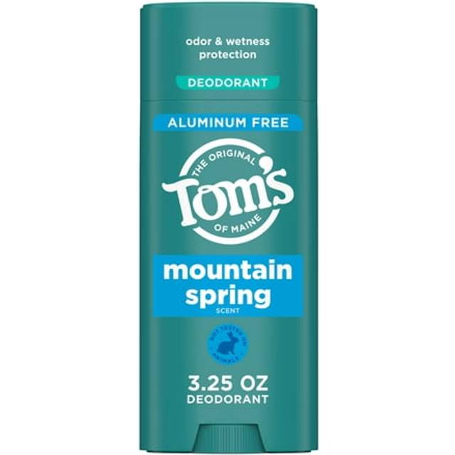 Tom&#39;s of Maine Deodorant Aluminum Free Mountain Spring 3.25 oz