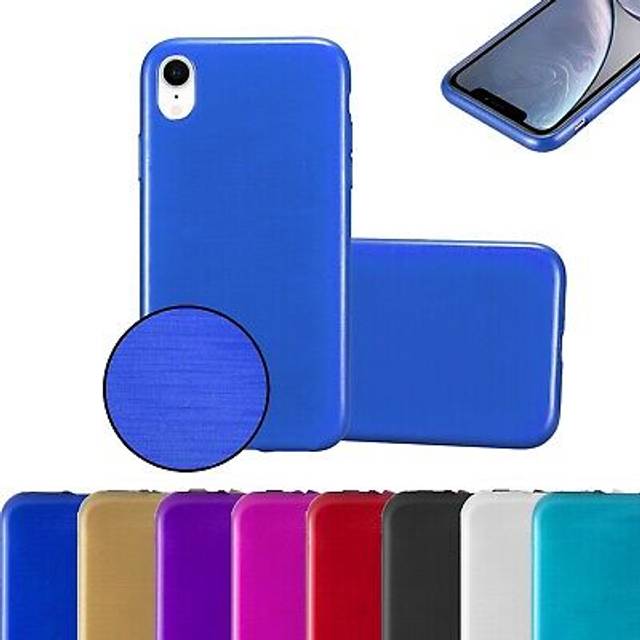 Case For Apple Iphone Xr Protection Phone Cover Tpu Silicone Brushed