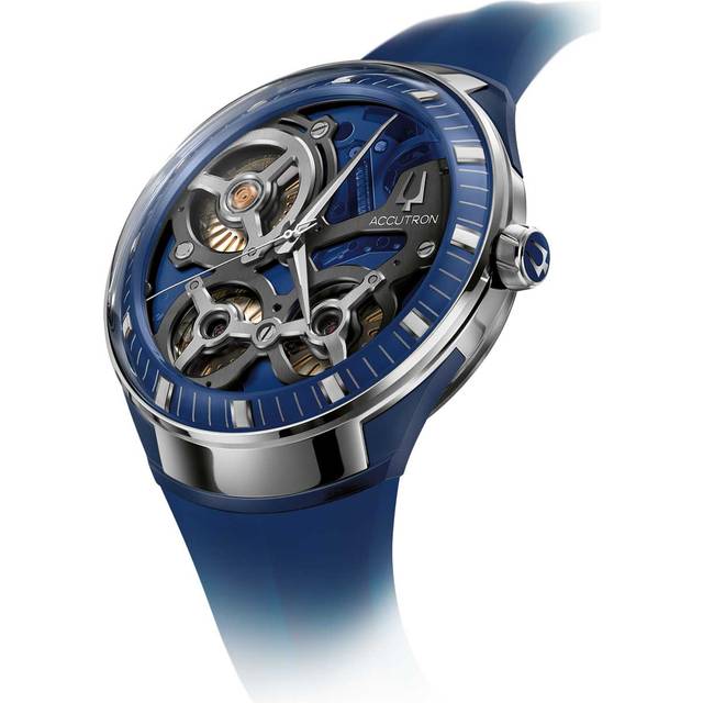 Bulova 28A208 Herrenuhr Accutron DNA Casino Limited Edition blue