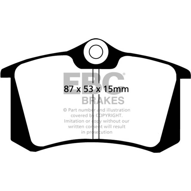 EBC Brakes Greenstuff Performance Brake Pads - Rear Pad Set - Girling Calipers
