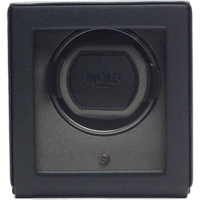 WOLF Watch Winder Cubs Single With Cover Black