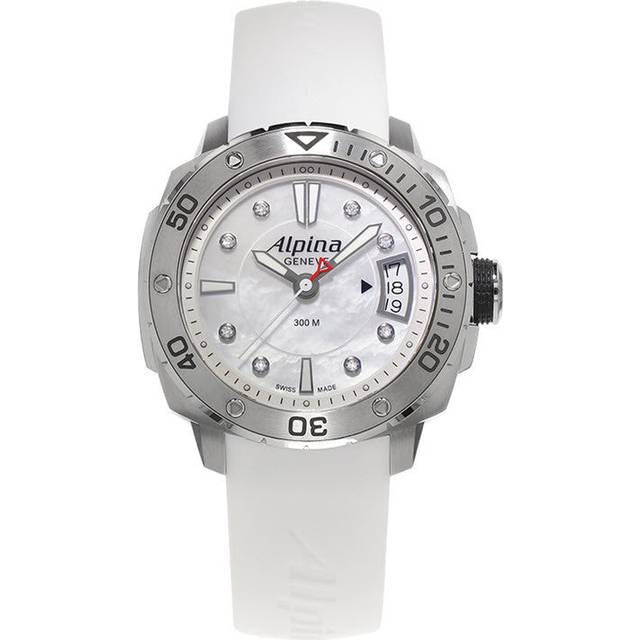 Alpina Seastrong Lady Diver 300 Diamonds - White
