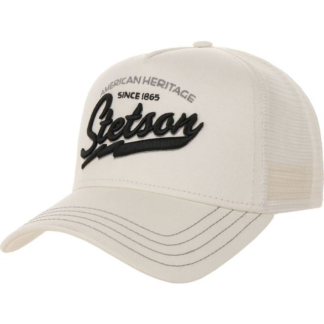 Stetson - Vit trucker Keps - American Heritage Classic White Trucker @ Hatstore