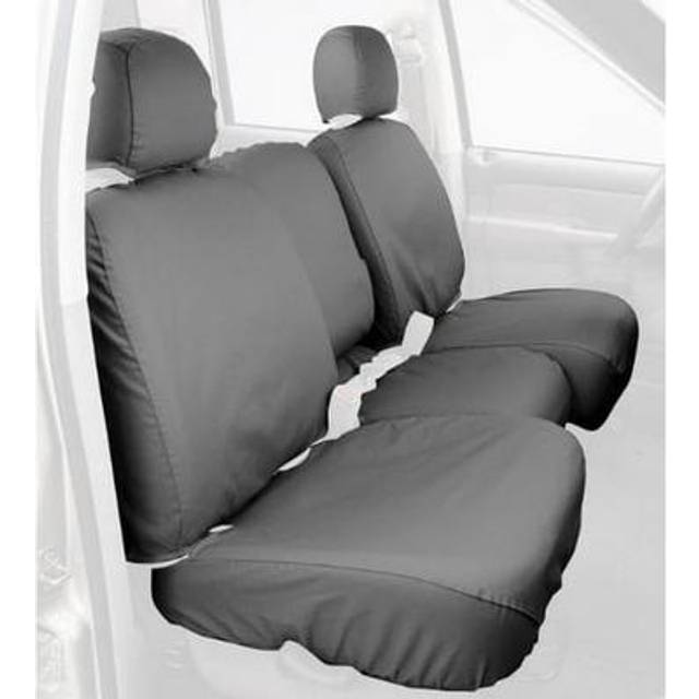 covercraft custom-Fit Front Bench SeatSaver Seat covers - Polycotton Fabric  grey