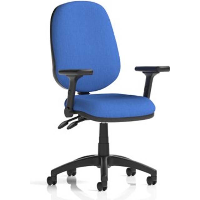 Eclipse Plus II Operator Chair Blue Adjustable Folding Arms