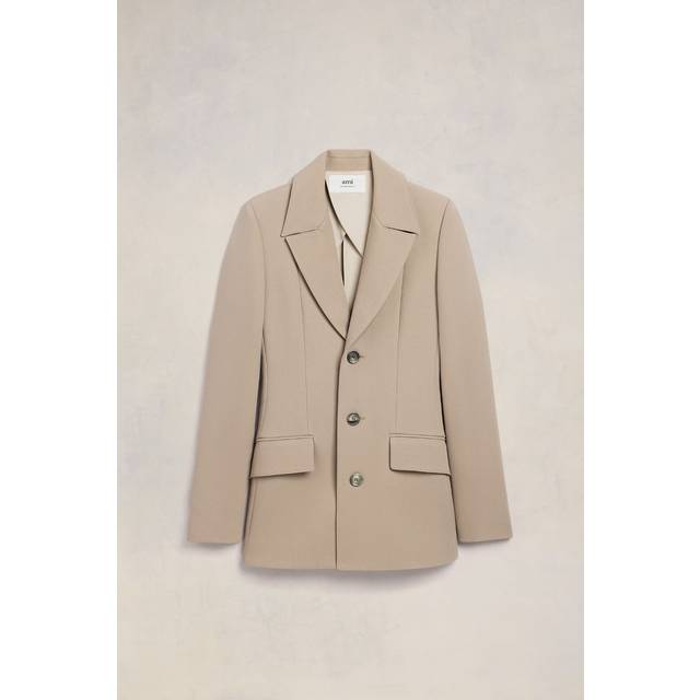 Three Buttons Jacket Neutrals for Women - 38 - AMI Paris