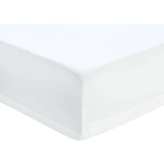 Argos Home Plain White Fitted Sheet - Small Double
