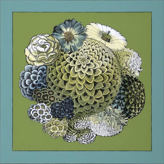 Small Celadon Bouquet III by Chariklia Zarris - Wrapped Canvas Graphic Art (30cm H x 30cm W x 3.8cm D)