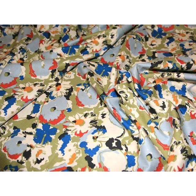 Cotton Lawn Fabric Sage - Sage