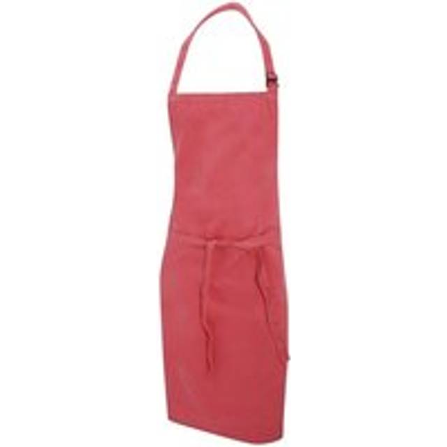 (One Size, Chilli) Dennys Multicoloured Bib Apron 28x36ins