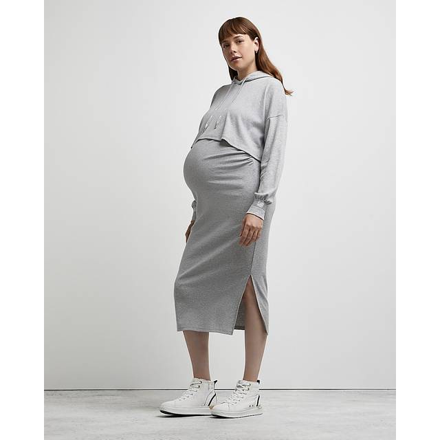 River Island Womens Grey Maternity Dress And Jumper Set - 6