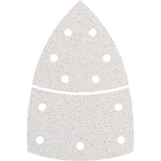 Wolfcraft 1129000 Easy Fix Sanding Discs for Paint/Varnish with 180 Grain Grit includes 95mm Delta Sanding Sheet/Base Sanding Sheet (Pack of 10)