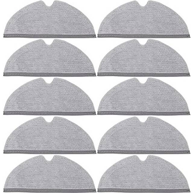 Torkdukar för Xiaomi Roborock S5, S50, S51, S55, S6, S6, MAXV, S5, MAX, Q7 MAX/Q7 MAX+ dammsugare, moppduk, moppdynor, tillbehör, ersättning, 10 stycken