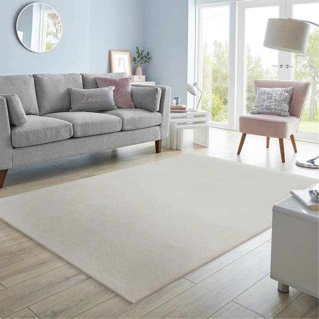 Faux Fur Supersoft Lush Rug - Supersoft Lush Ivory
