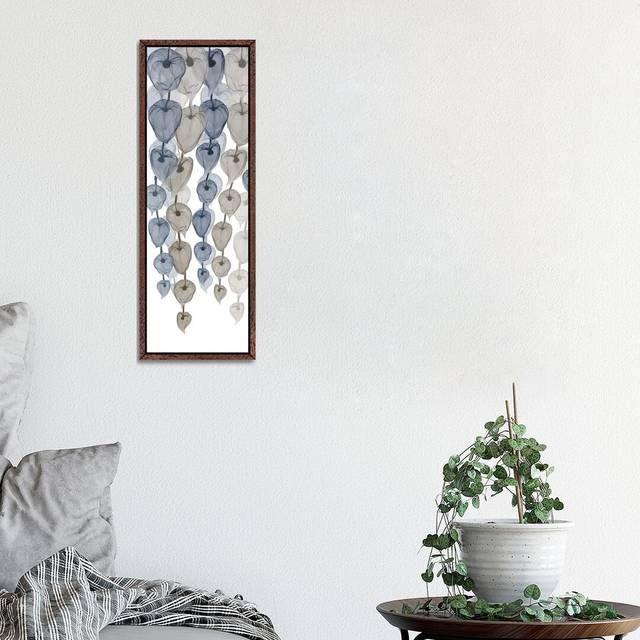 Neutral Cascade I by Albert Koetsier - Panoramic Gallery-Wrapped Canvas Giclée on Canvas - Classic Wood Framed (30.48 cm H x 91.44 cm W)