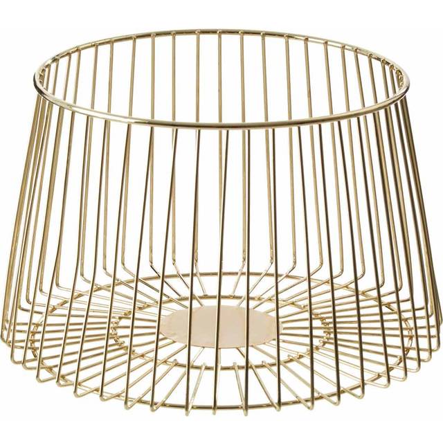 Vertex matte gold deco small kitchen vegetable fruit basket storage organiser