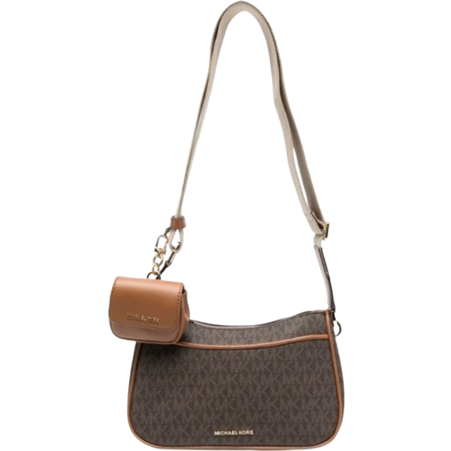 Michael Kors Camden Acorn Pouchette Logo outlet Shoulder Bag