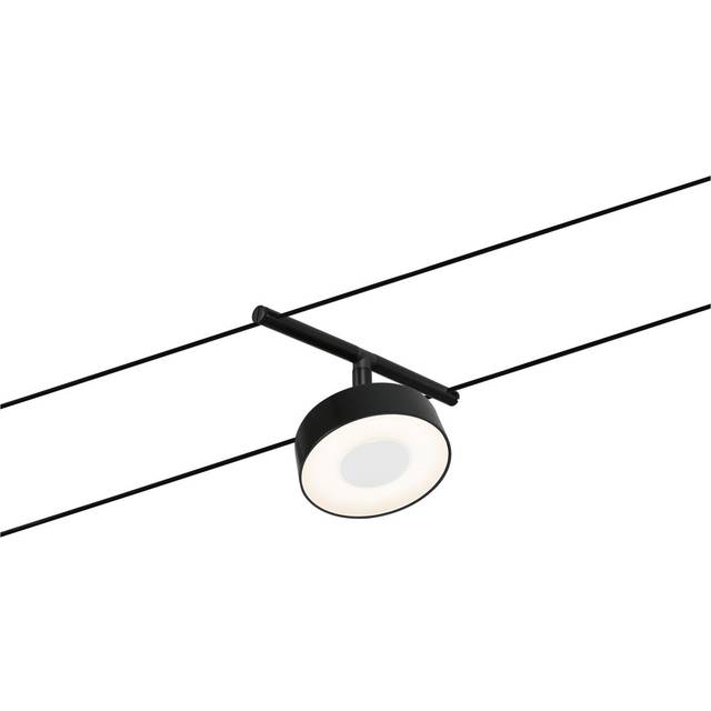 Paulmann 94475 LED-ljussystem Circle grundset 5x400lm inkl. 5x5 W varmvit mattkrom, kromad plast, metall belysningssystem 3000 K