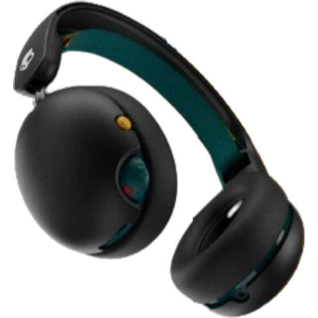 Skullcandy Grom Over-Ear trådlösa hörlurar för barn, 45 timmars batteri, volymbegränsning, fungerar med iPhone Android- och Bluetooth-enheter - svart