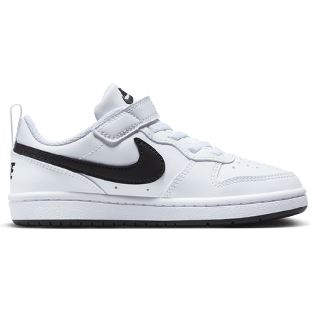 Nike Kort Borough Low Recraft (GS) Basket, Vit svart, 34 EU