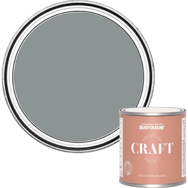 Rust-Oleum Premium Craft Paint - Slate 250ml - - Grey