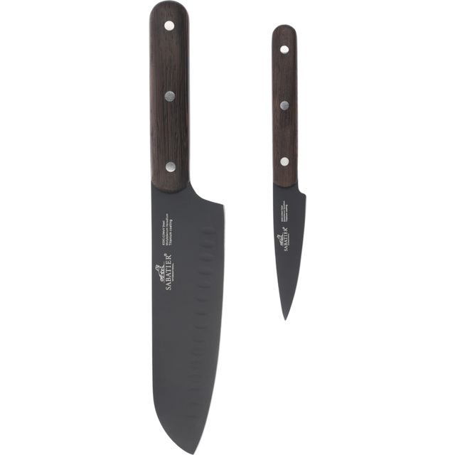 Lion Sabatier Phenix Knivset trä/svart 2 delar