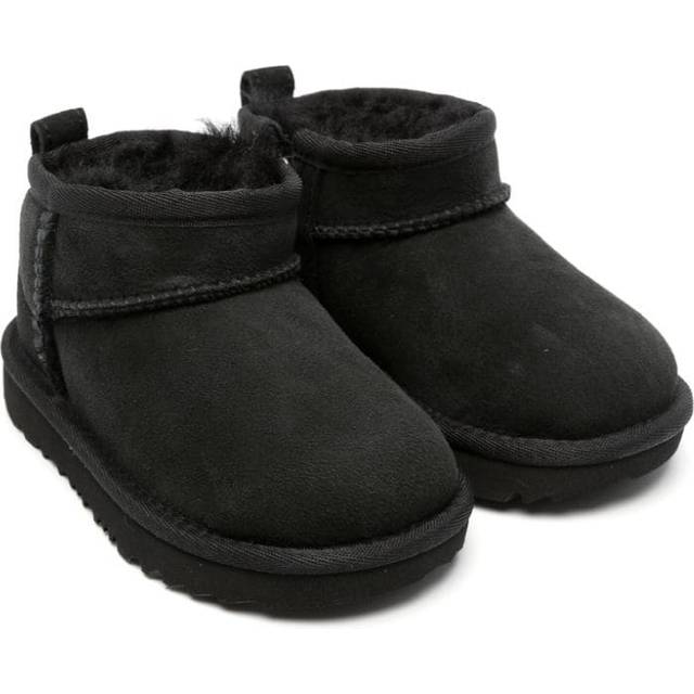 UGG Kids Suede Classic Ultra Mini Boots - Black - 1