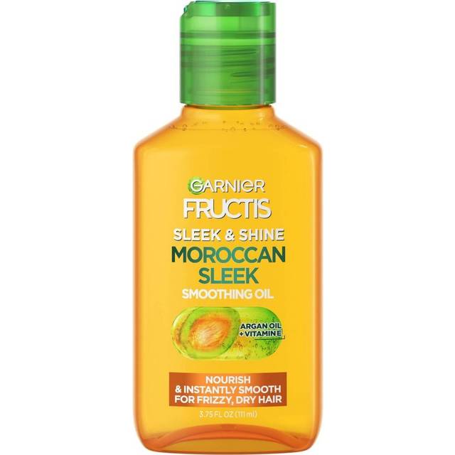 Garnier Fructis Sleek & Shine Moroccan Sleek Oil Treatment, Frizzy, Dry Hair, 3.75 fl. oz.