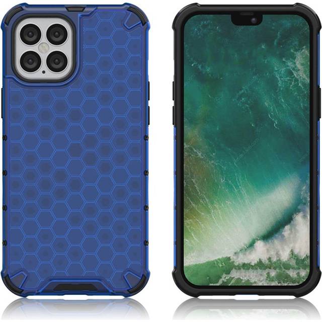 Bofink Honeycomb iPhone 12 Pro Max skal - Blå