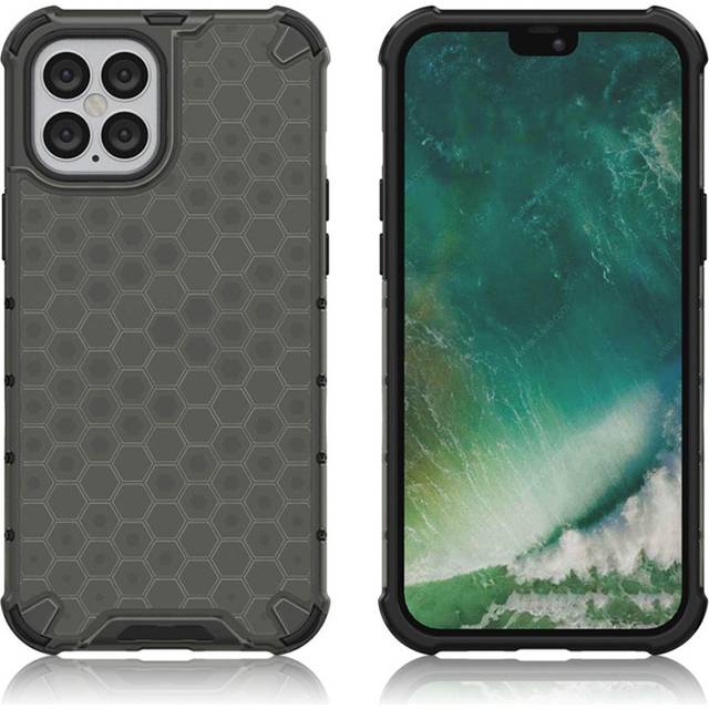 Bofink Honeycomb iPhone 12 Pro Max skal - Silver/Grå