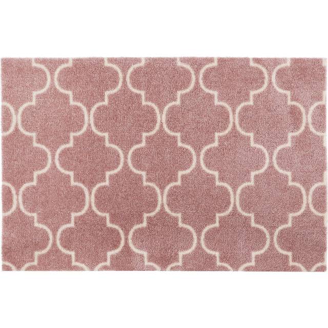 JVL Mega Door Mat 50 x 75 cm, Rose Lattice