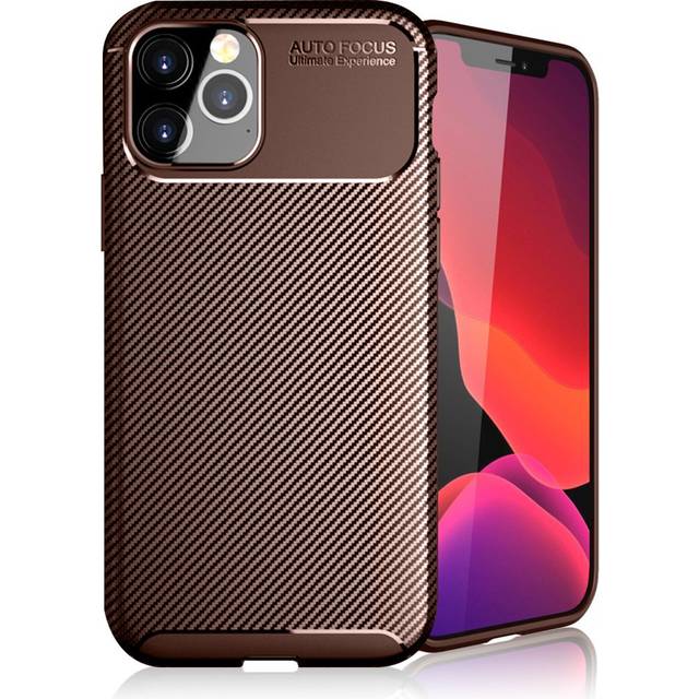 Carbon Shield iPhone 12 Pro Max skal - Brun