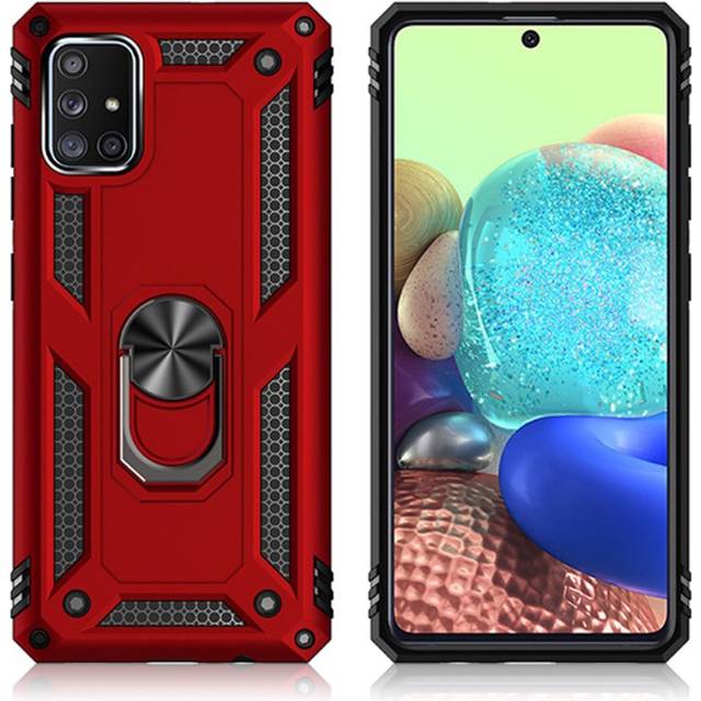 Bofink Combat Samsung Galaxy A71 5G skal - Röd