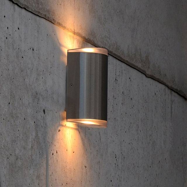 Lutec Path Wall Light Stainless Steel Integrated LED IP54
