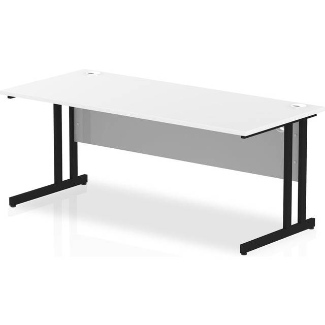 Ladajah Commercial Use Rectangular Computer Desk - White (73cm H x 180cm W x 80cm D)