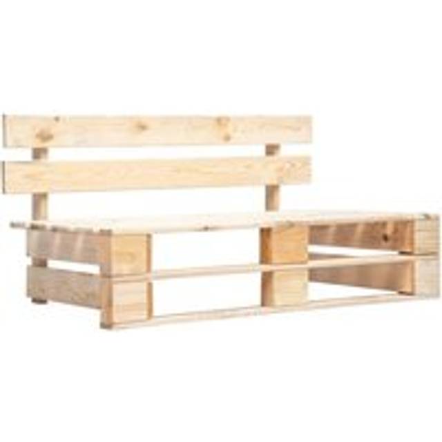 Garden Pallet Bench Wood - Brown - One Size