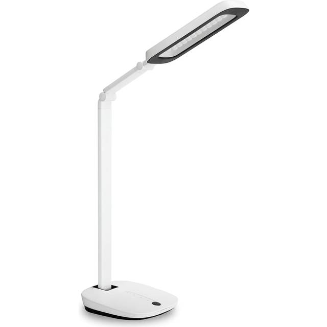 Philips LED RobotPlus Desk Lamp 14W Light [Cool White - White] for Home Indoor Lighting, Reading, Study, Office and Work.