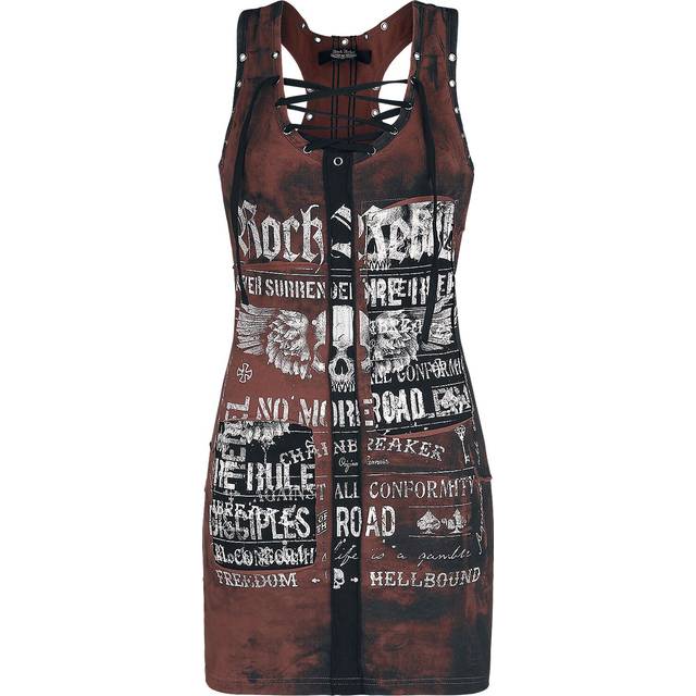 Rock Rebel by EMP Stay A Little Longer Short dress brown